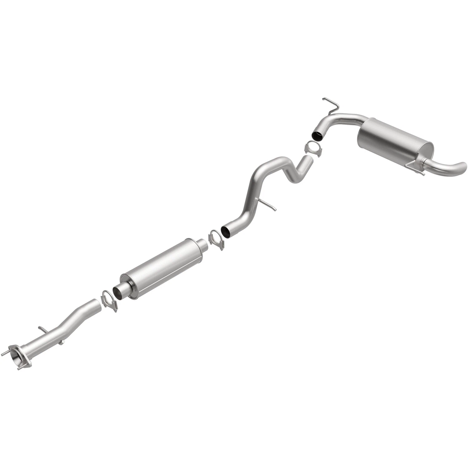 Fits 2006-2007 Hummer H3 Direct-Fit Replacement Exhaust System 106-0351